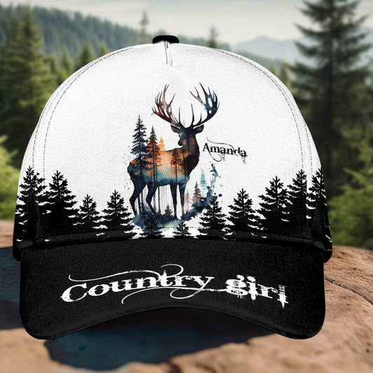 Casquette de chasse classique personnalisée Country Girl