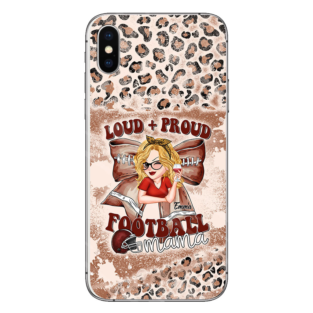 Coque de téléphone transparente personnalisée « Football Loud Proud » (Tous titres)