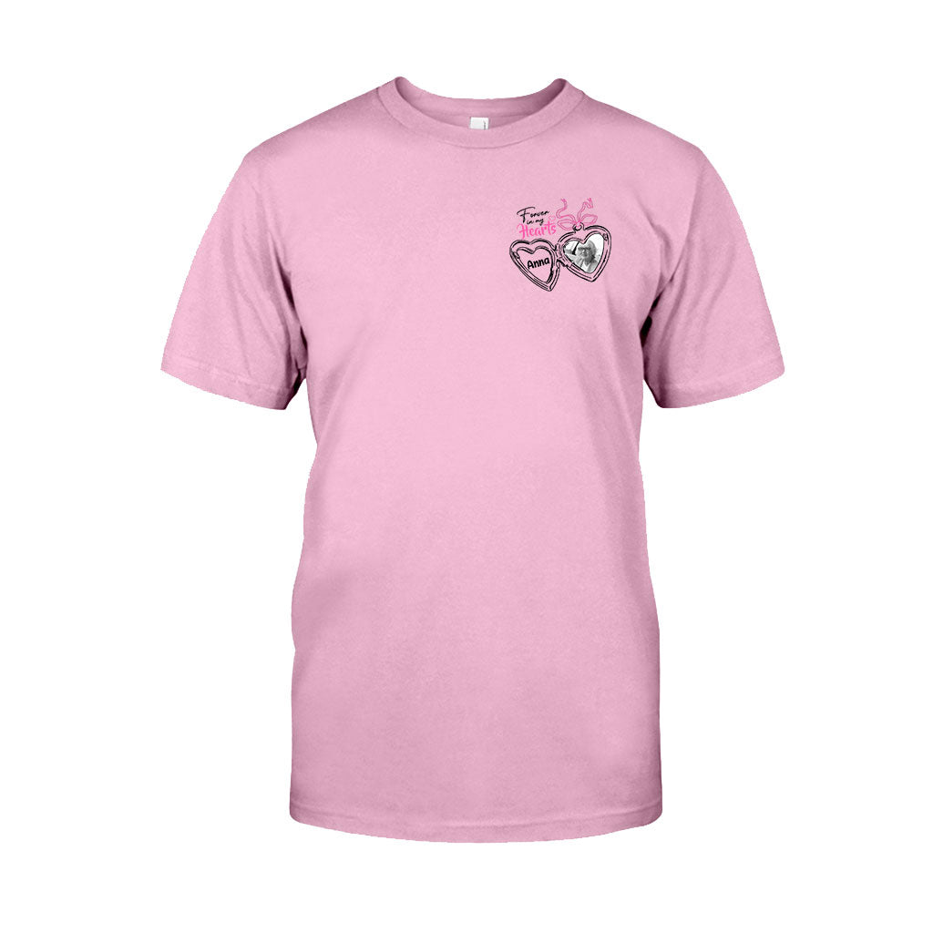 Forever In My Heart - Personalized Memorial T-shirt And Hoodie