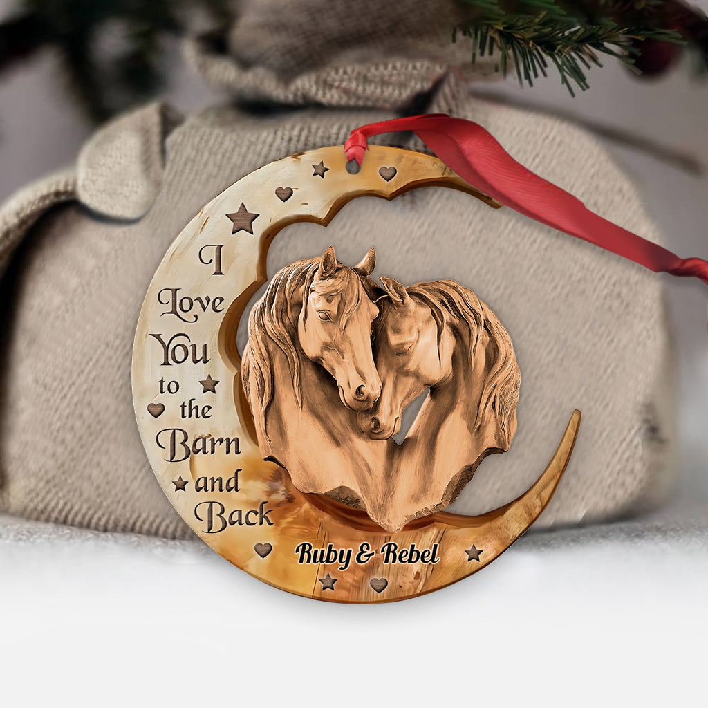 From Our First Kiss - Personalized Horse Ornament