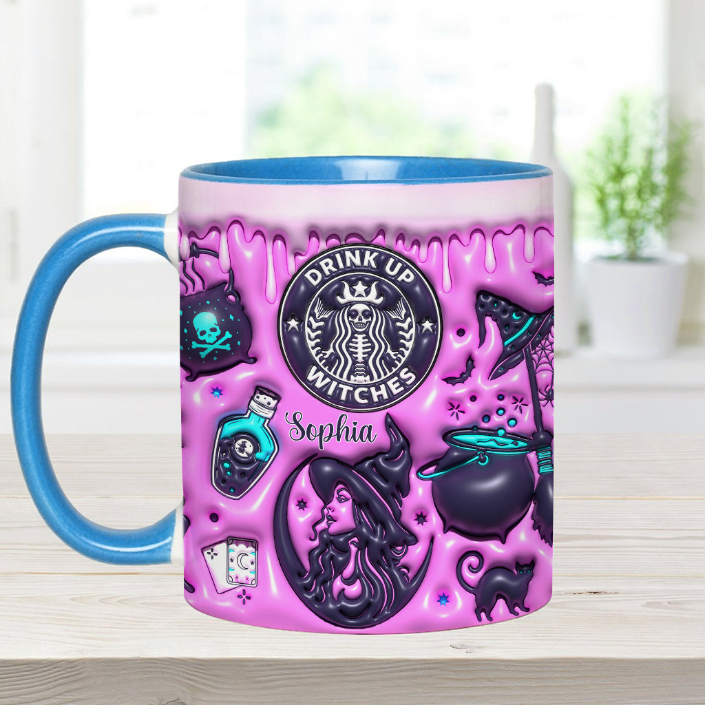 Drink Up Witches - Personalized Witch Accent Mug