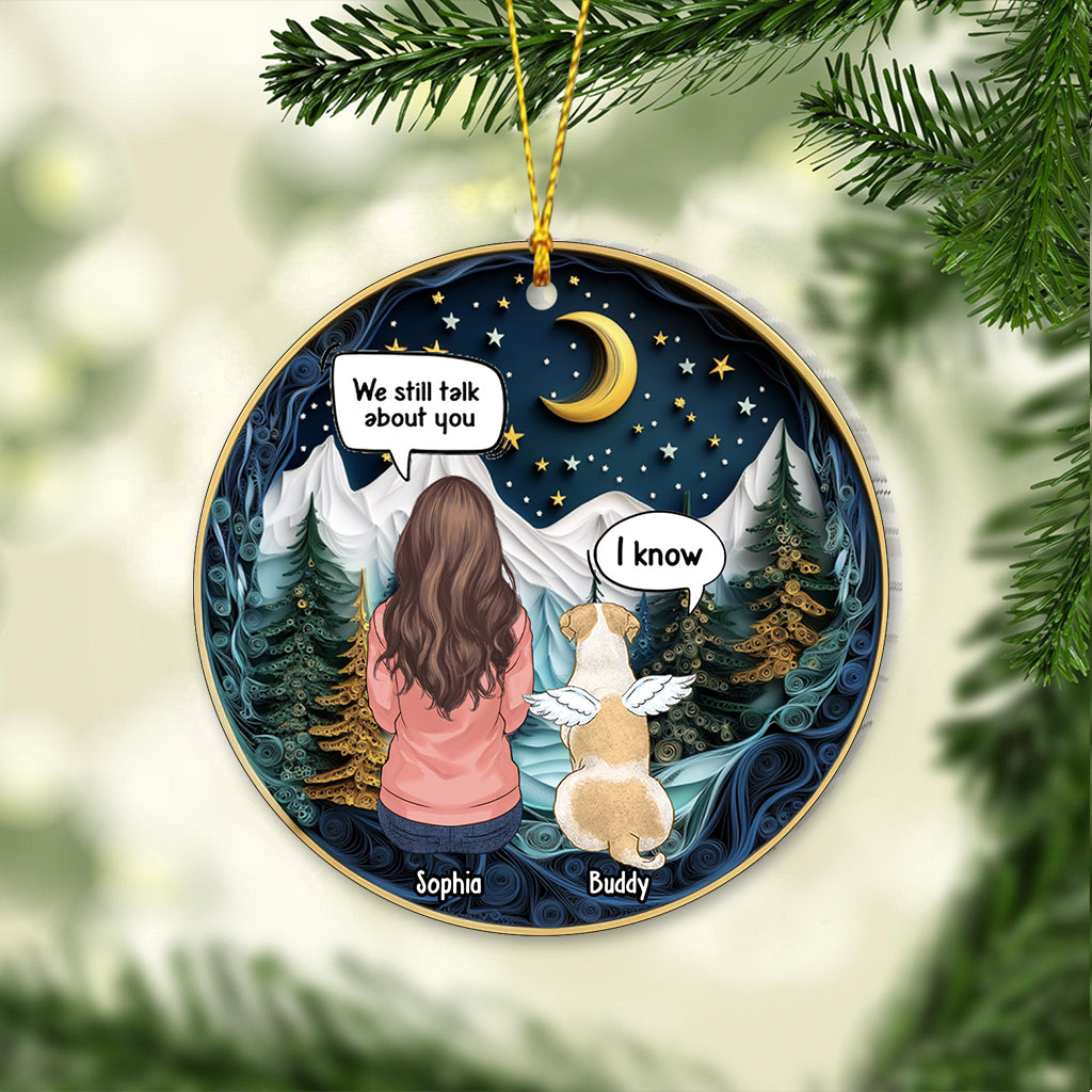 Miss You Always - Personalized Dog Ornament