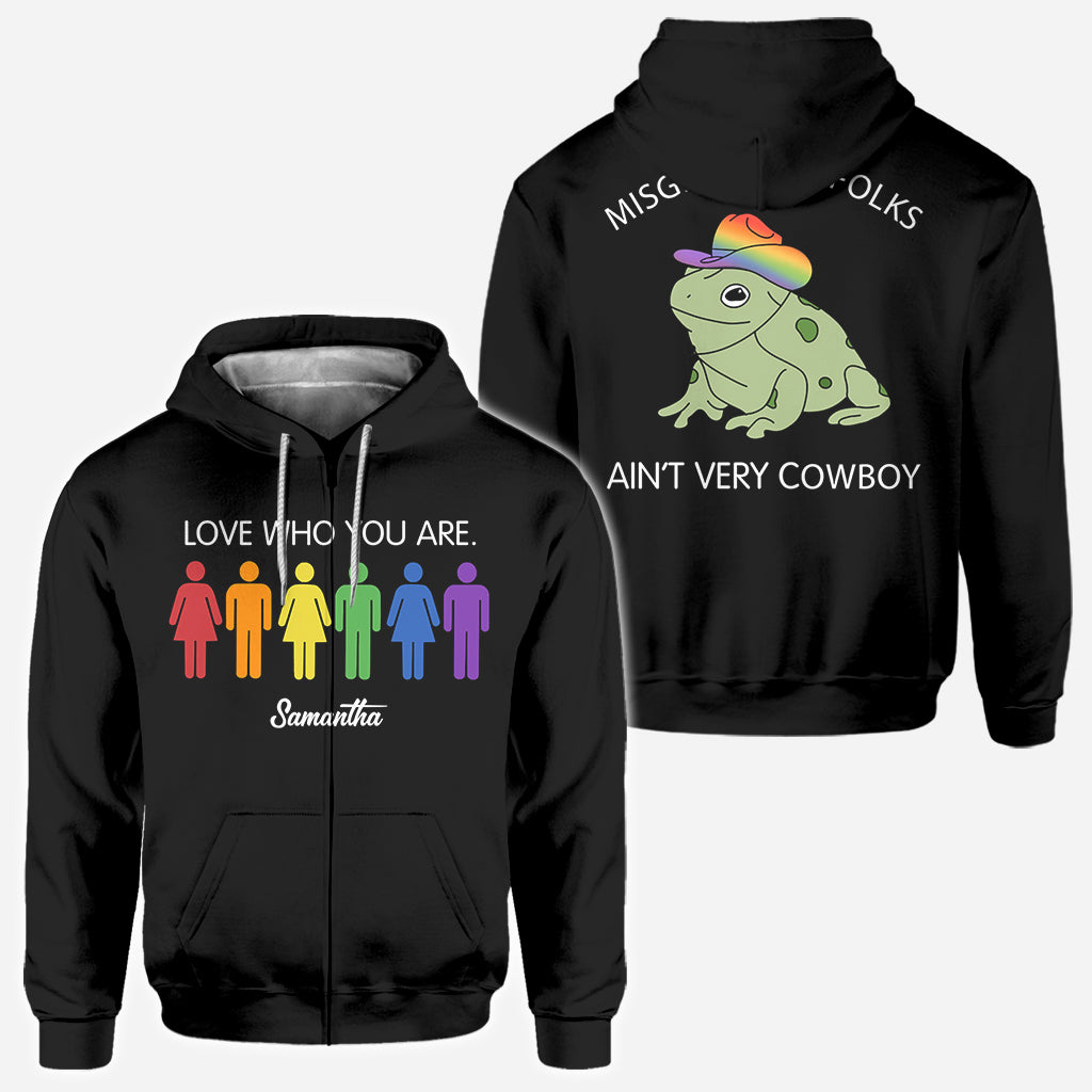 Misgendering Folks Aint Very Cowboy - Personalized LGBT Support All Over Shirt