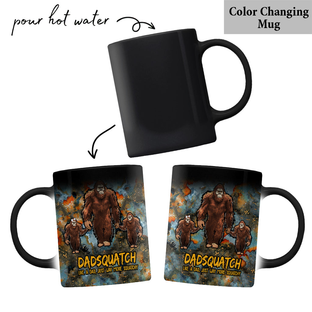 Dadsquatch Plus Squatchy - Mug personnalisé pour papa