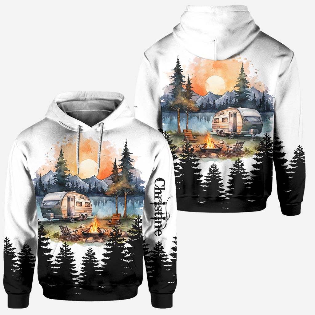 Love Camping - Personalized Camping Hoodie and Leggings