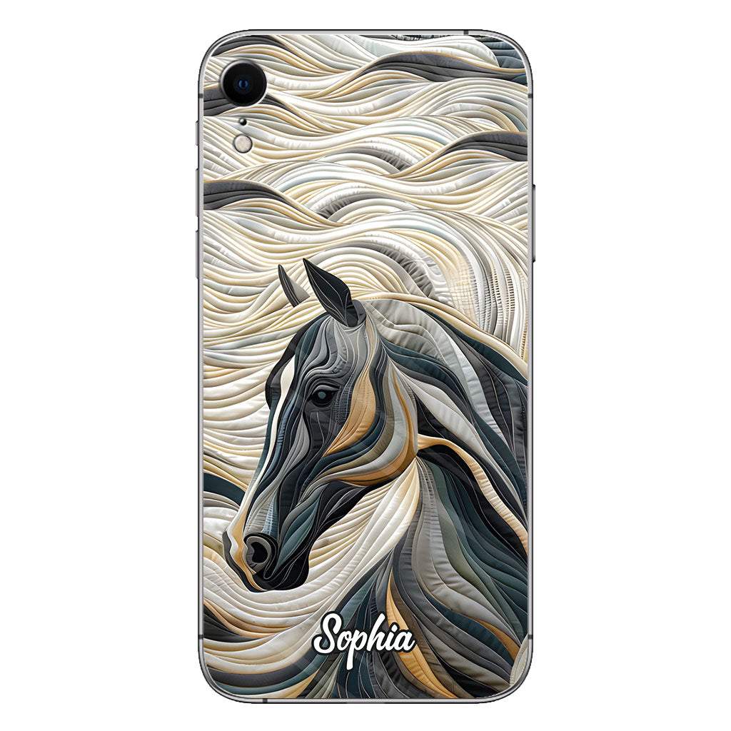 Magnifique cheval - Coque de téléphone personnalisée à motif cheval