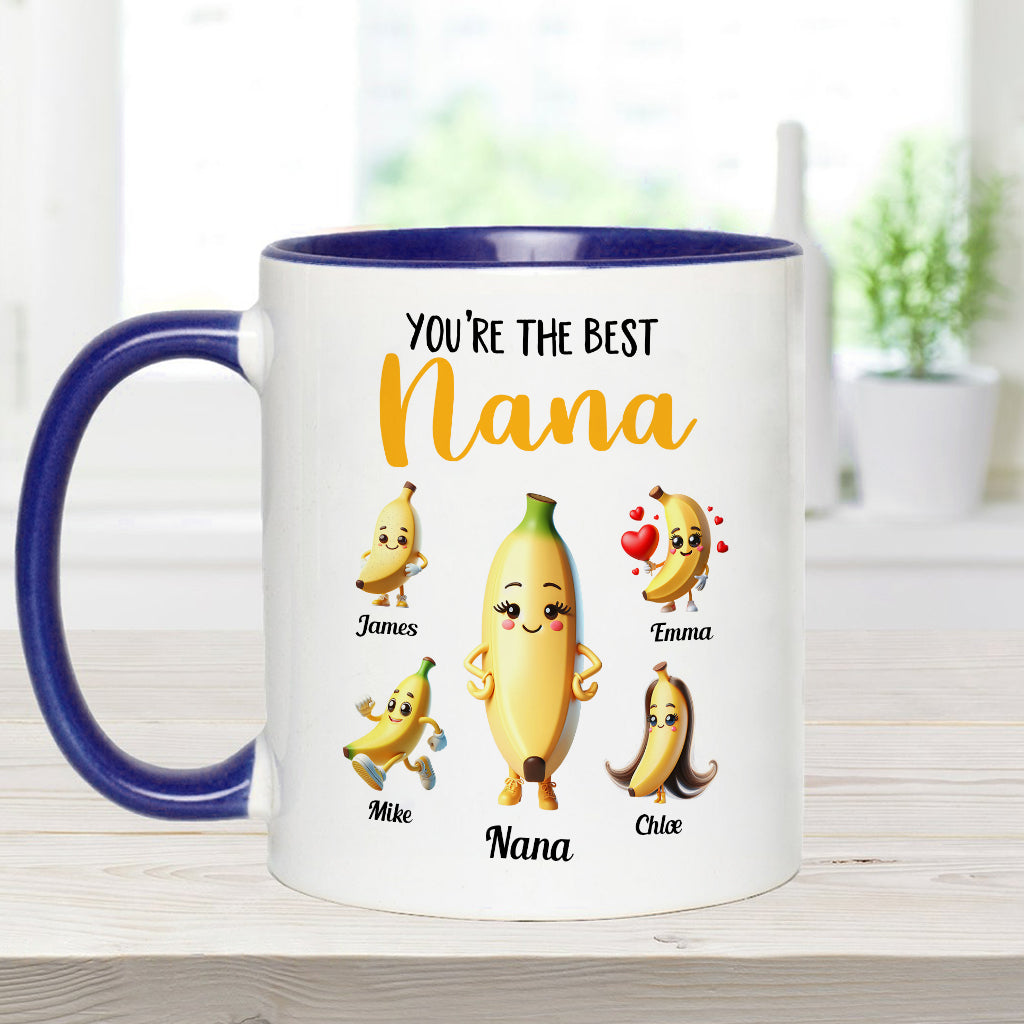 Meilleure grand-mère du monde - Mug personnalisé « Grand-mère »