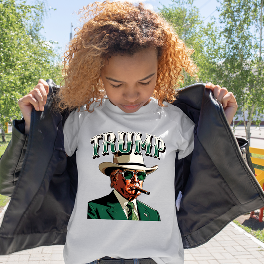 T-shirt Donad Trum Cowboy Western Cowboy, T-shirt Make America Great Donald Daddy, T-shirt Trum 2024, T-shirt MAGA