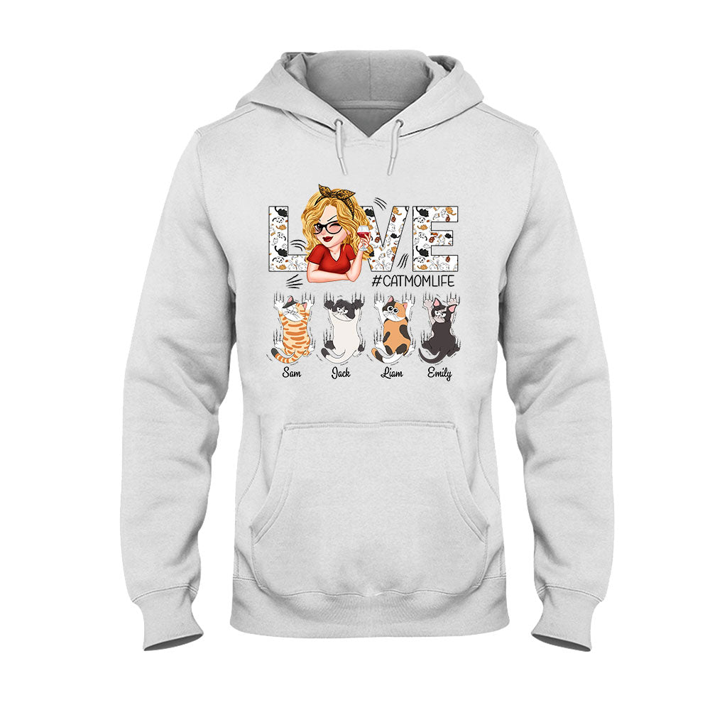 J'adore la vie de maman chat - T-shirt et sweat à capuche personnalisés pour chats