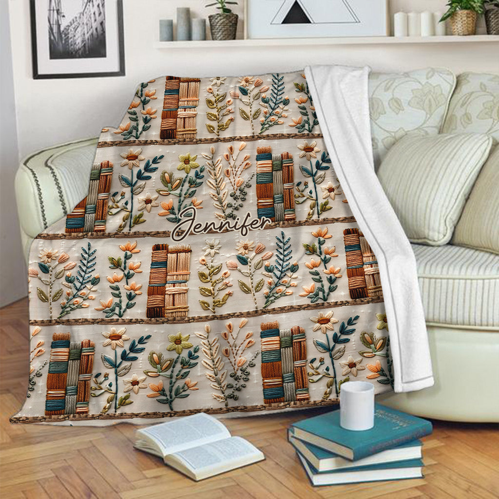 Love Books - Personalized Book Blanket