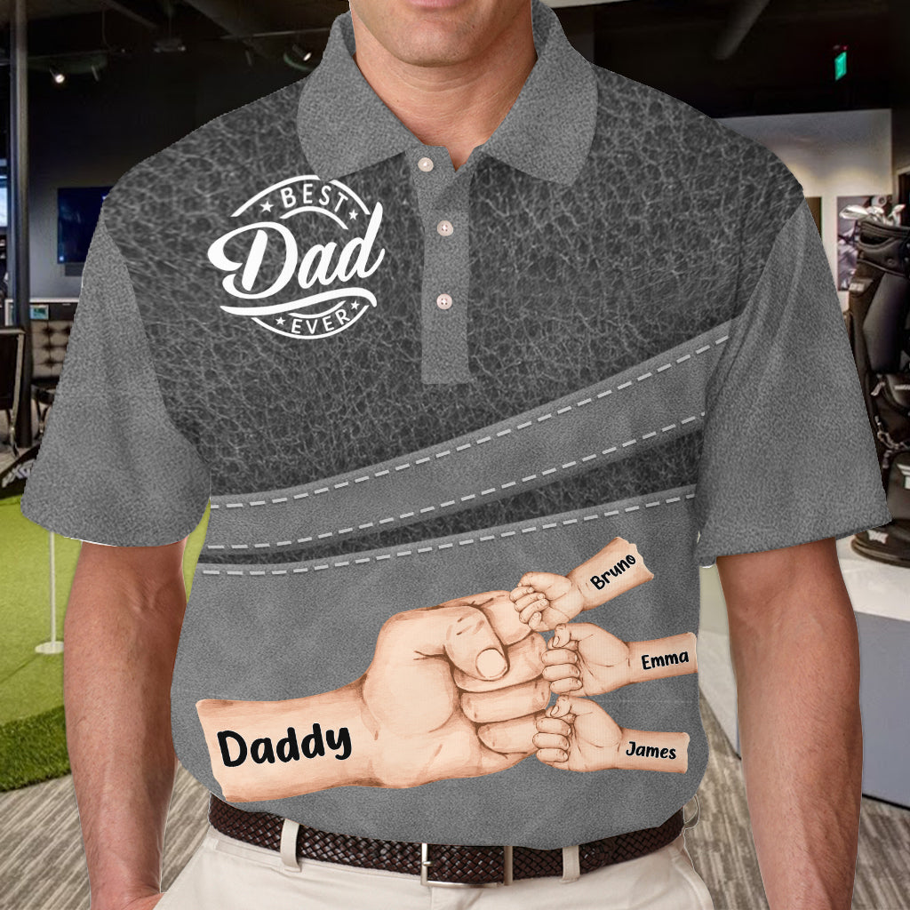Best Dad Ever - Personalized Father Polo Shirt