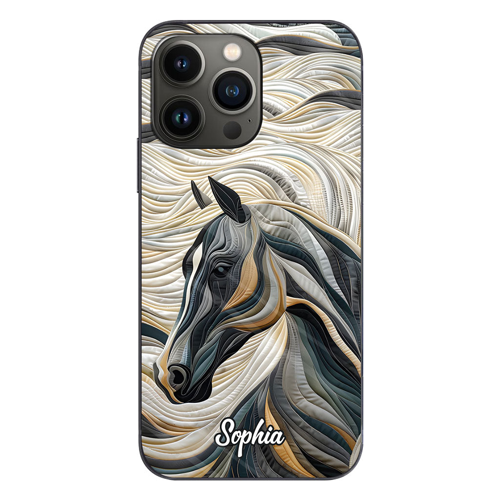 Magnifique cheval - Coque de téléphone personnalisée à motif cheval
