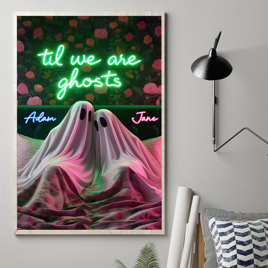 Jusqu'à ce que nous soyons fantômes - Toile et affiche personnalisées pour couples