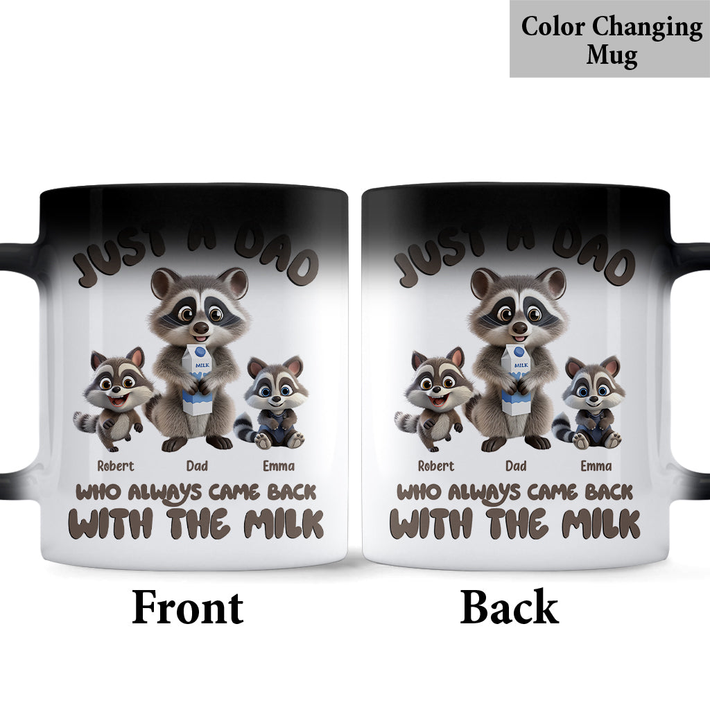 Un papa qui revenait toujours avec le lait - Mug personnalisé pour papa
