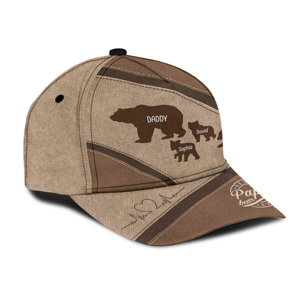 Casquette classique personnalisée Papa Ours - Papa