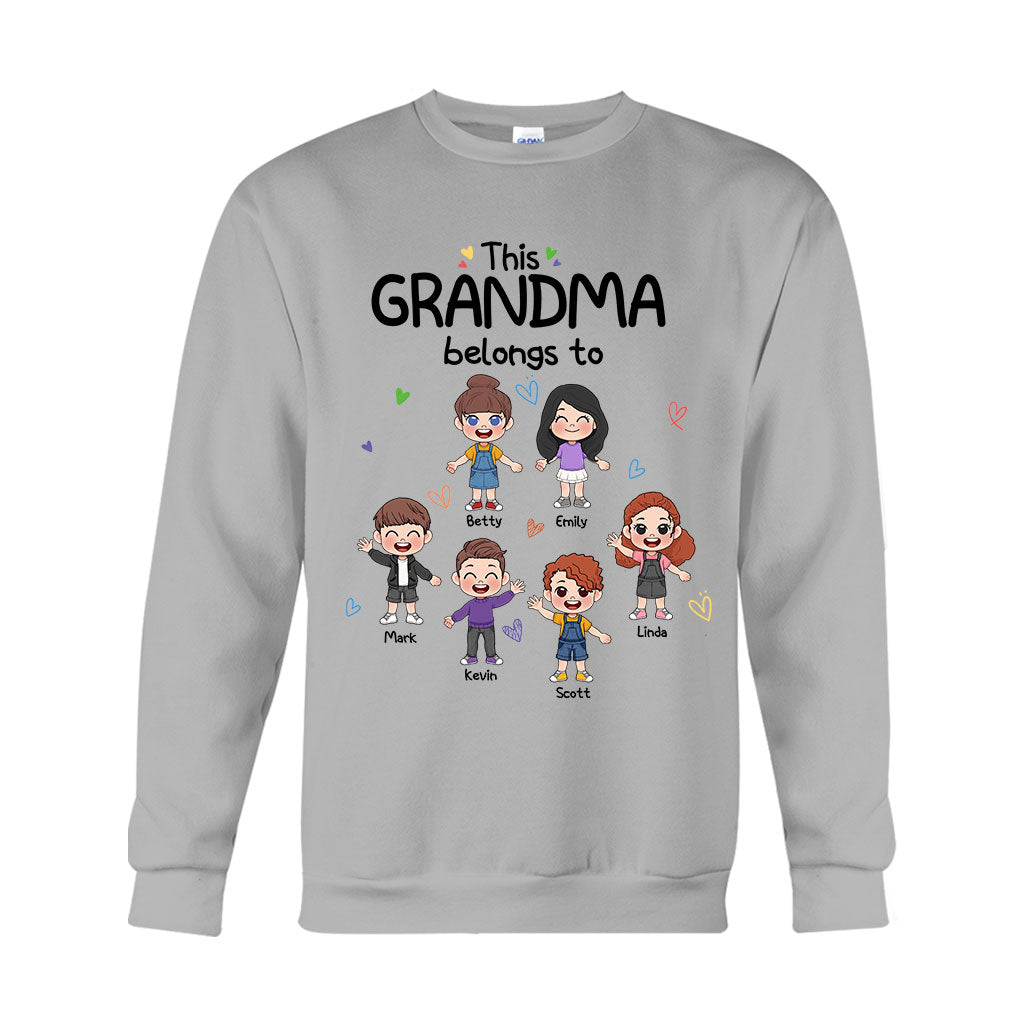 This Grandma Belongs To - Personalized Grandma T-shirt And Hoodie