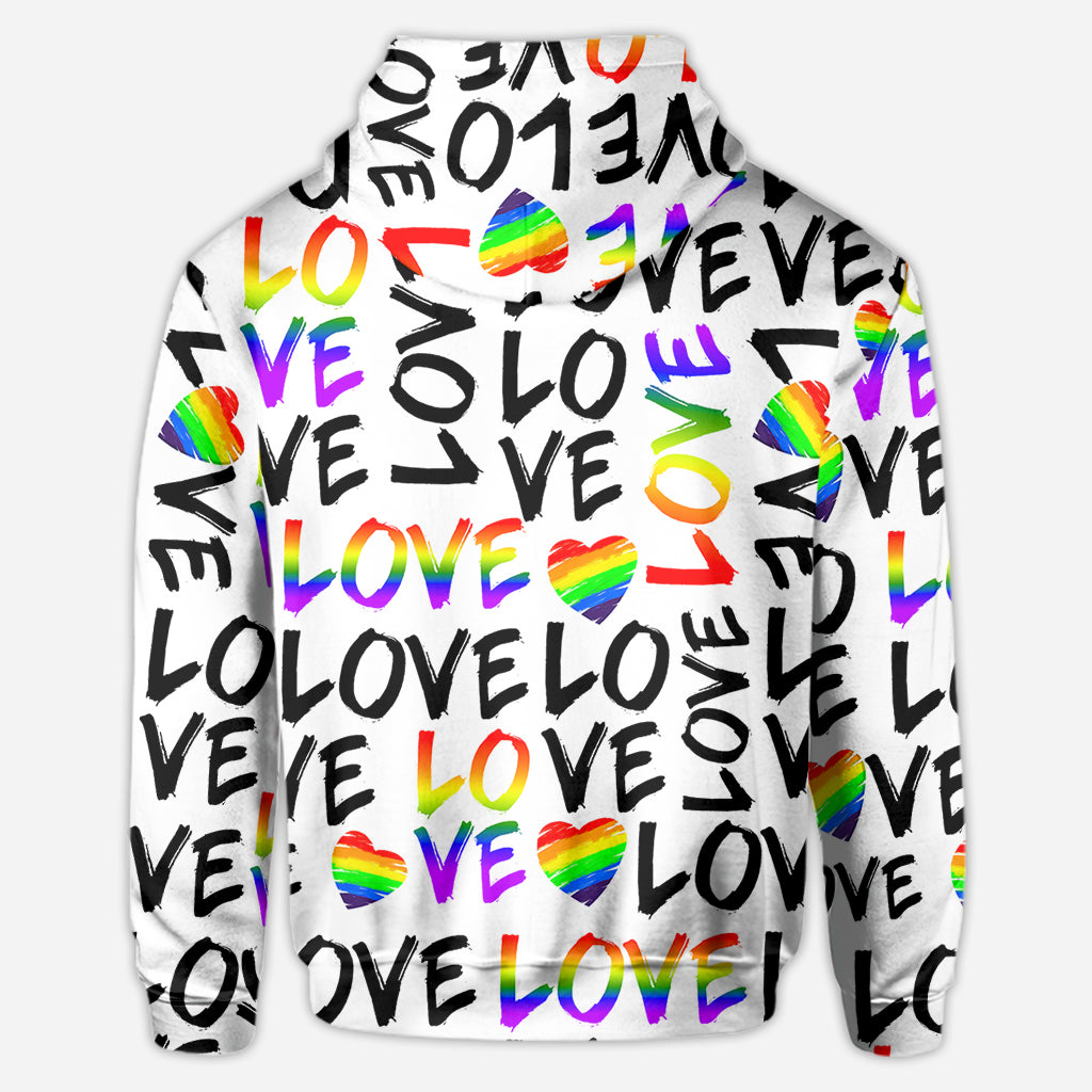 Love is Love - Personalized LGBT Support All Over Shirt