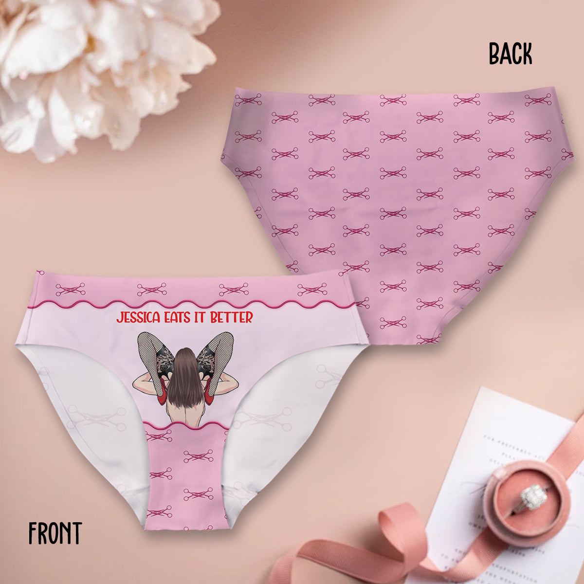 My Girl Eats It Better - Personalized LGBT Support Women's Briefs