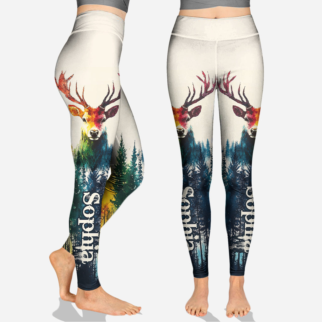 Fille de la campagne - Sweat à capuche et legging de chasse personnalisés