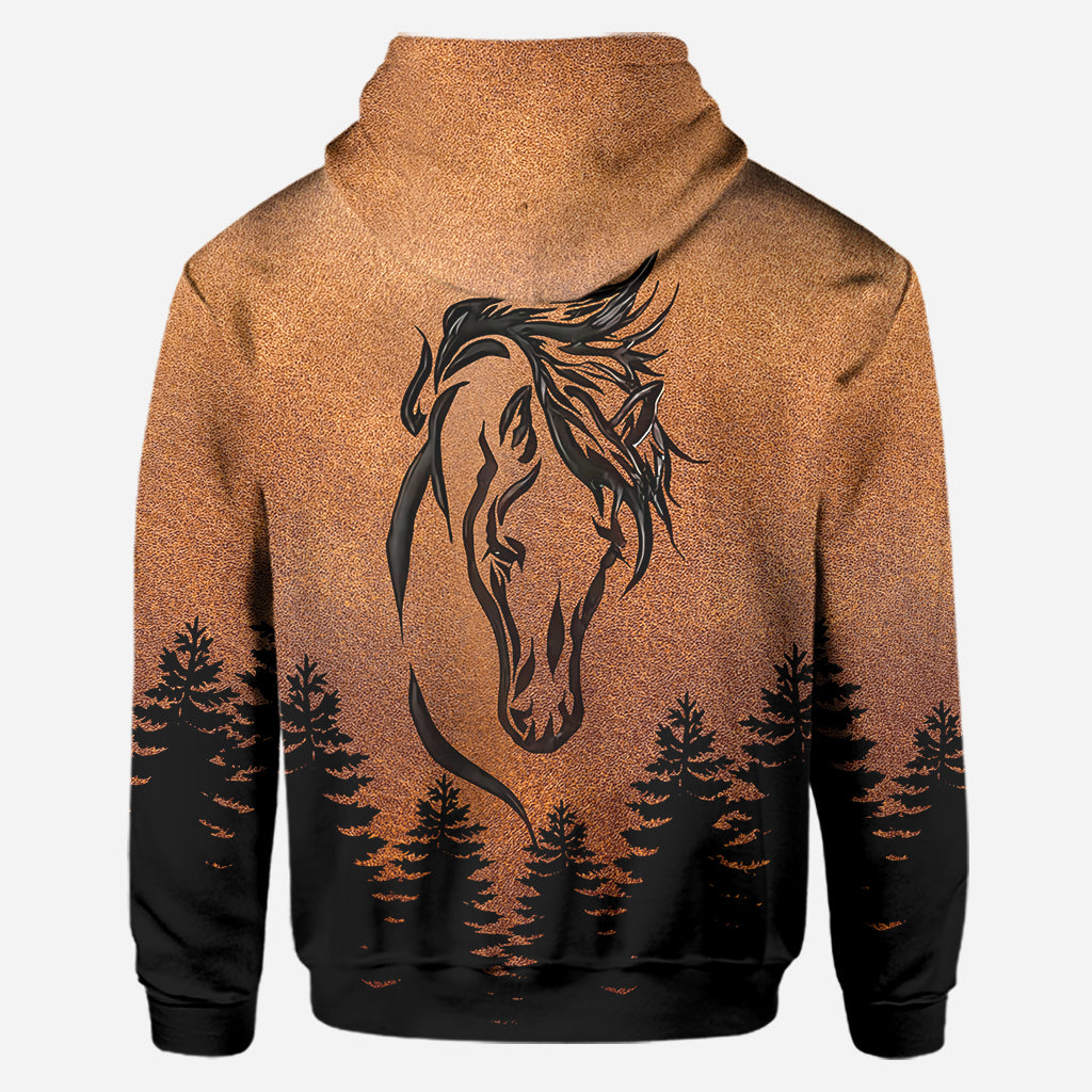 Love Horses - Personalized Horse Hoodie and Leggings