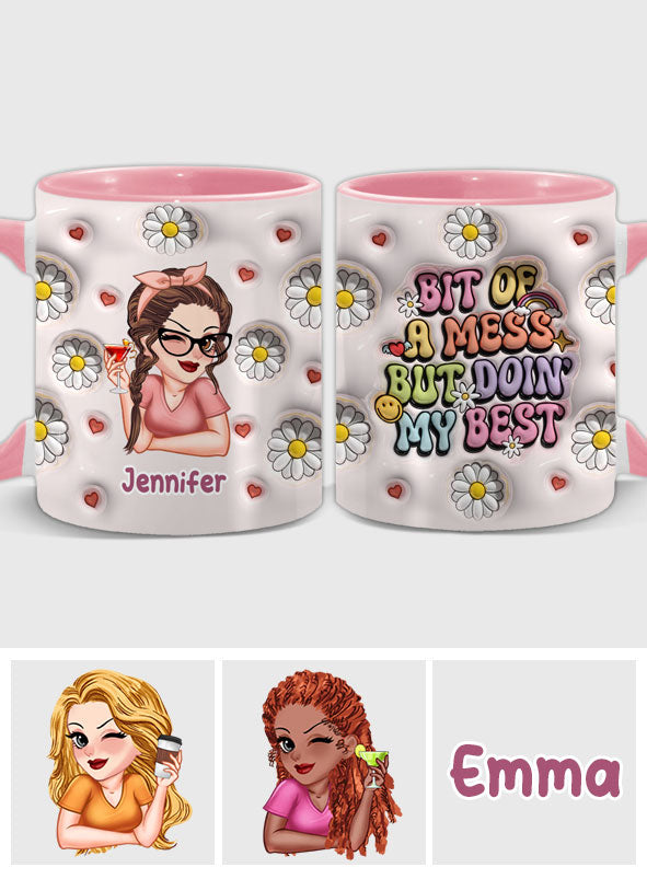 Je fais de mon mieux - Mug personnalisé