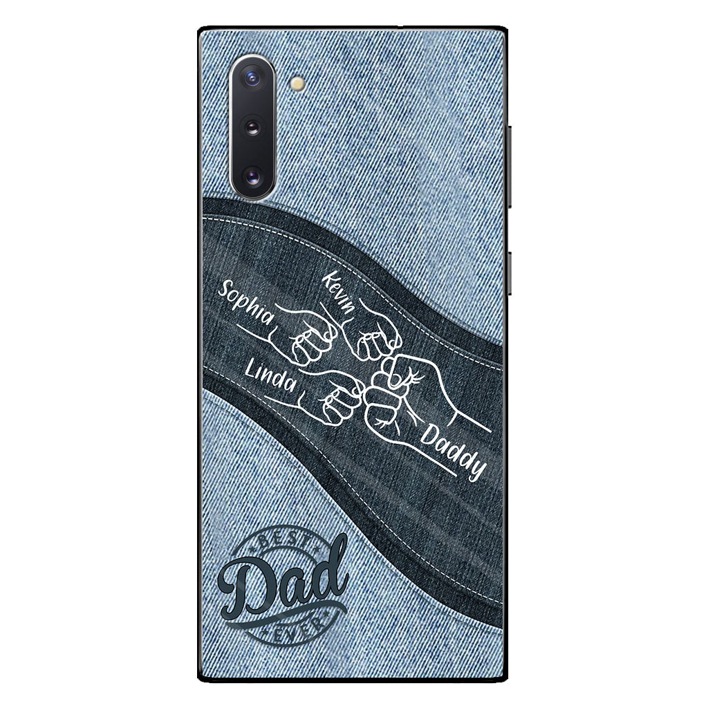 Daddy And Me Daddy's Team - Personalized Father Phone Case