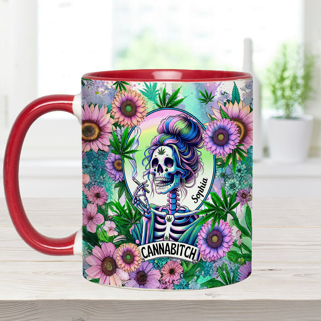 Mug personnalisé Cannabitch - Thème cannabis