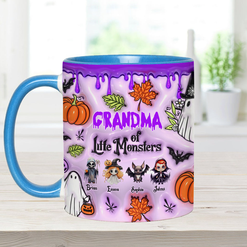 Mug personnalisé « Grand-mère des petits monstres » (tous titres)