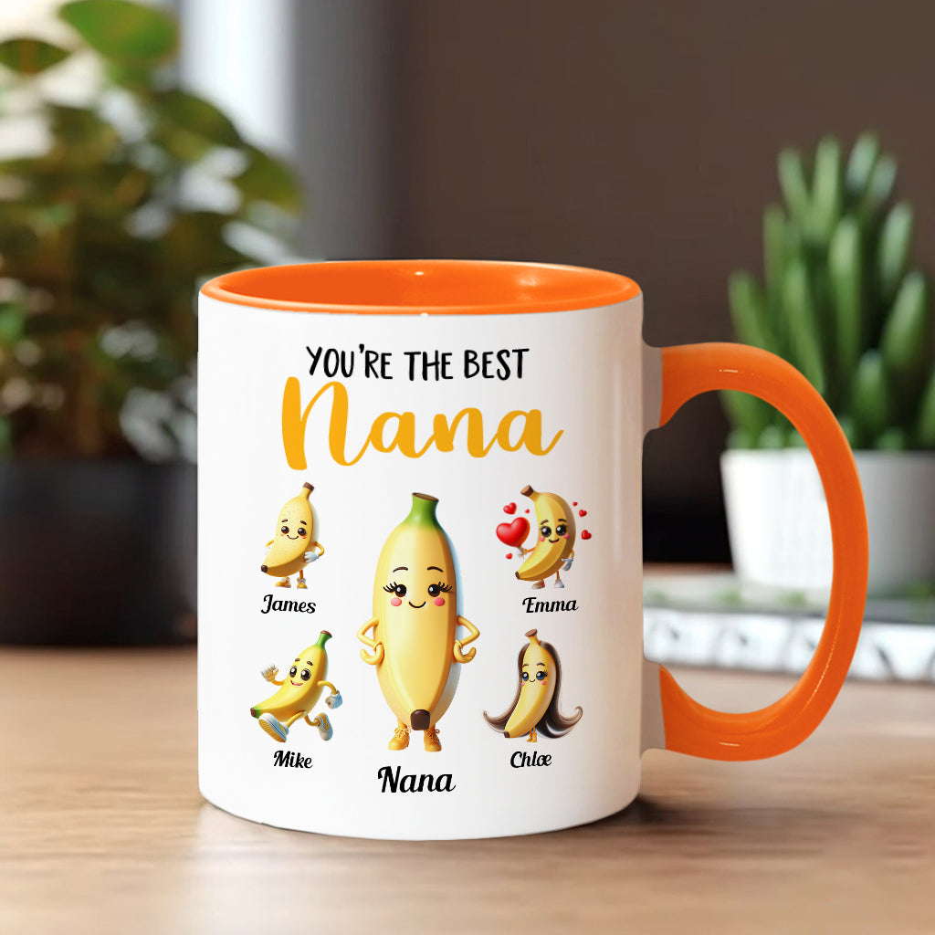 Meilleure grand-mère du monde - Mug personnalisé « Grand-mère »