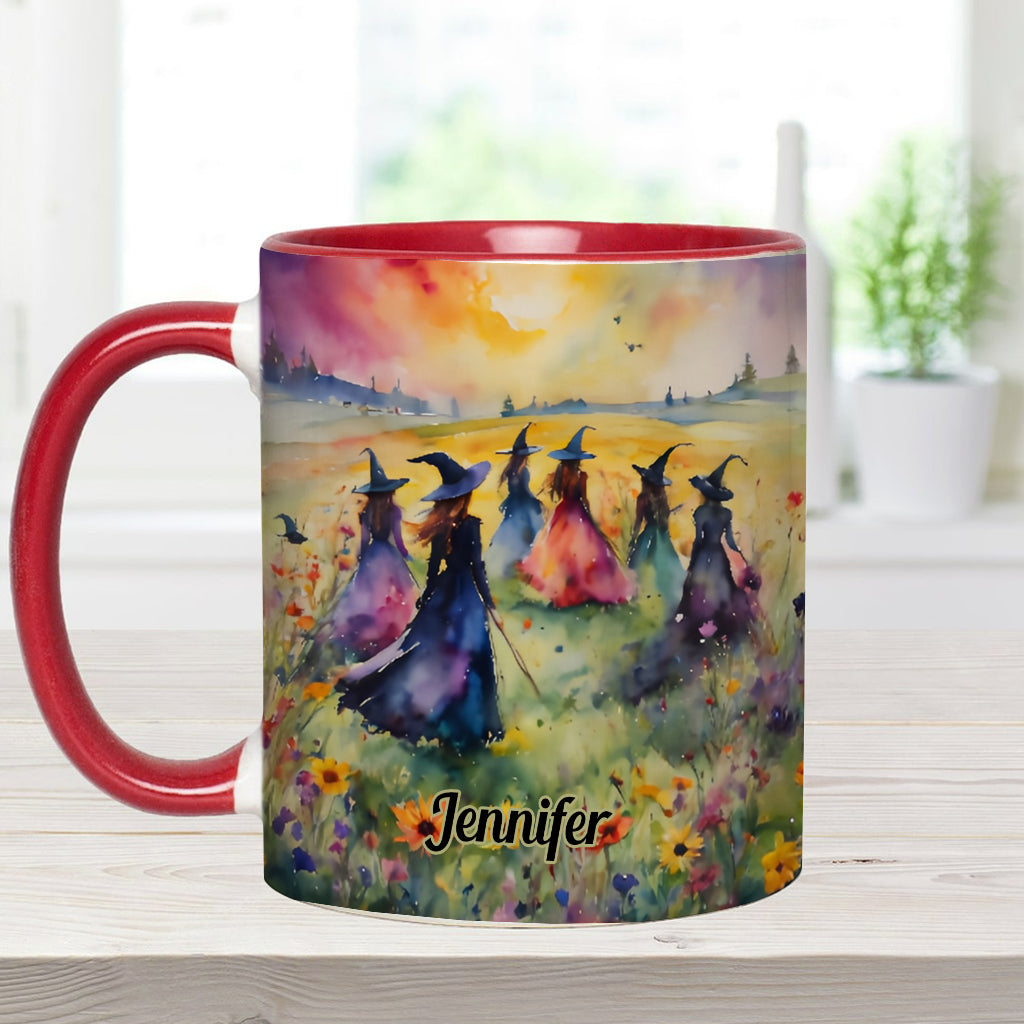 Mug personnalisé « Sorcières à l'aquarelle » - Collection de sorcières