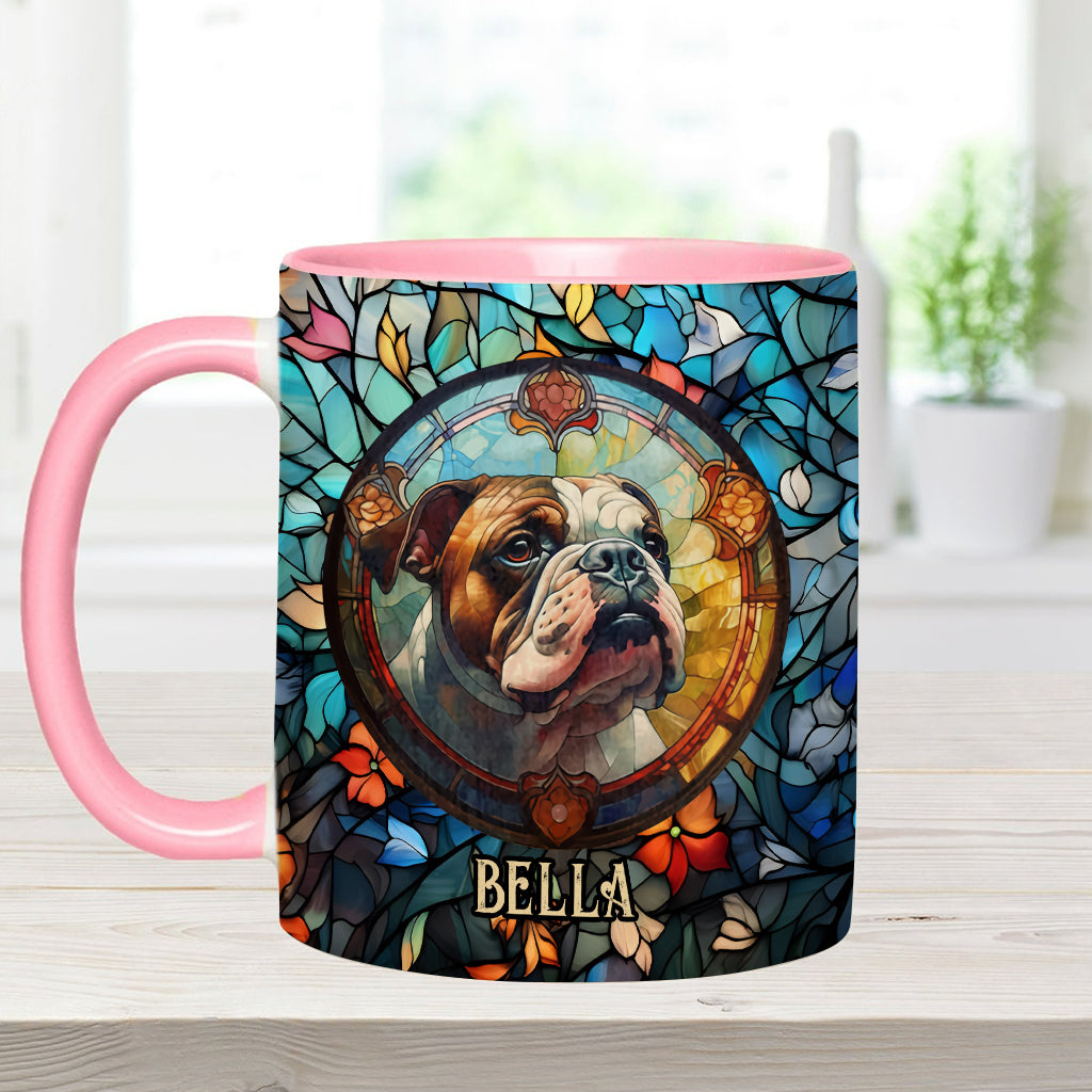 Love My Dog - Personalized Dog Accent Mug