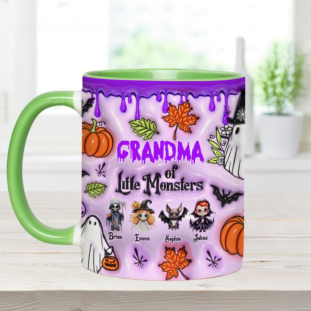 Mug personnalisé « Grand-mère des petits monstres » (tous titres)