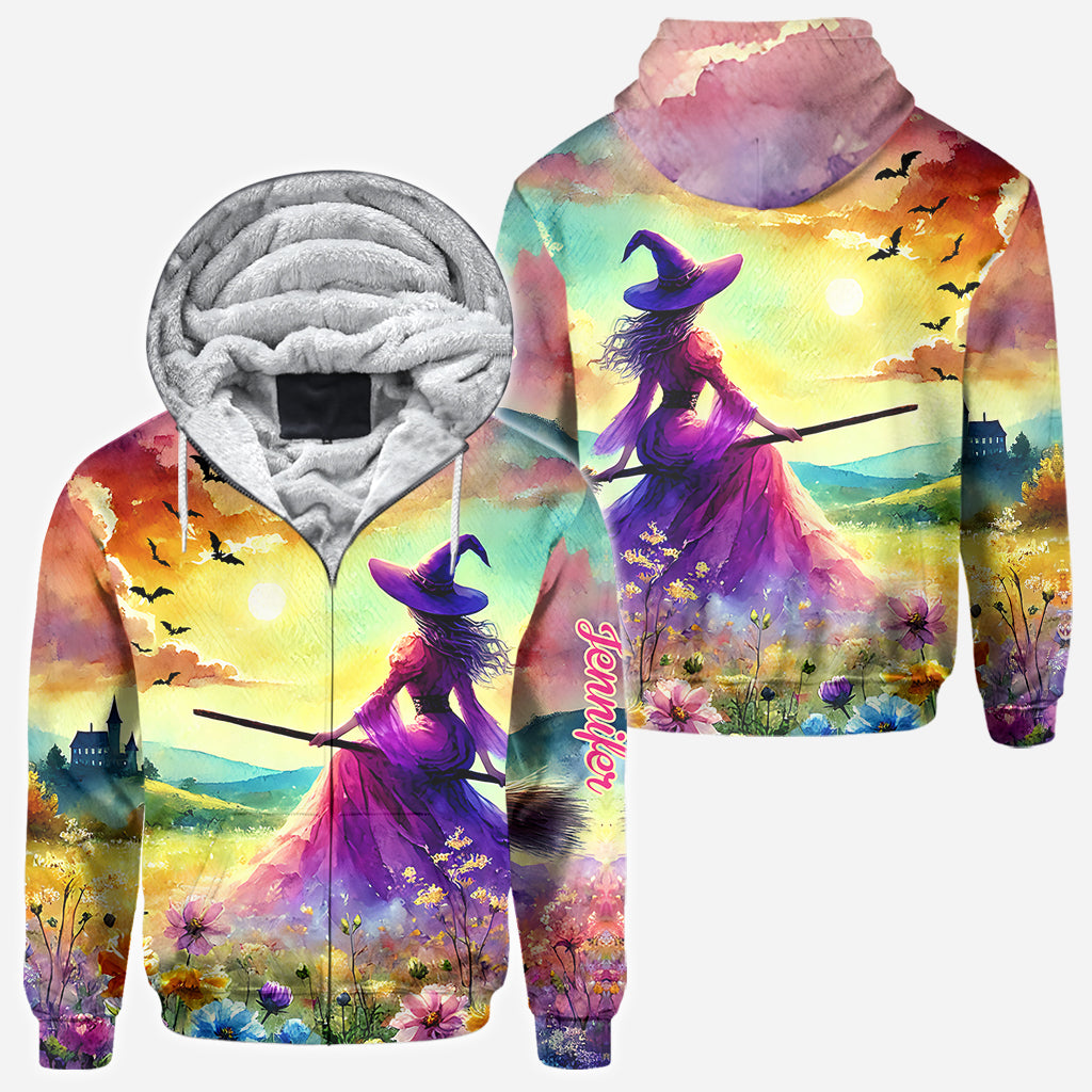 Belle Sorcière - T-shirt personnalisé Sorcière - Motif intégral