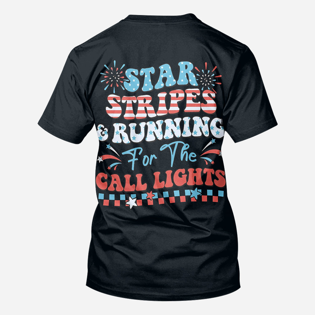 4th Of July Nurse Life - Personalized Nurse All Over Shirt