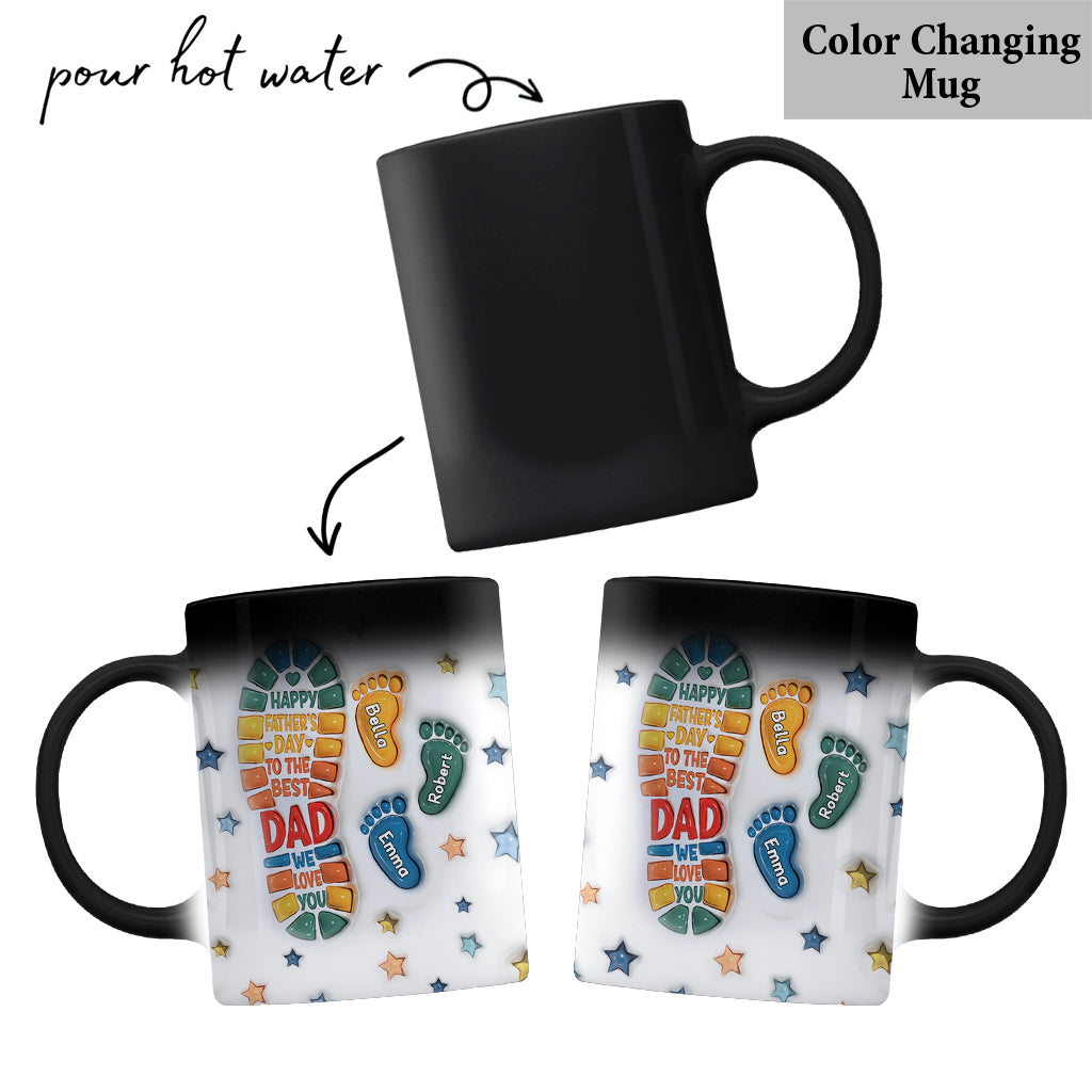 Bonne fête des pères au meilleur papa ! - Mug personnalisé pour papa