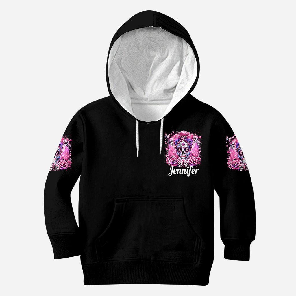 En octobre, on porte du rose - T-shirt personnalisé intégral pour la sensibilisation au cancer du sein