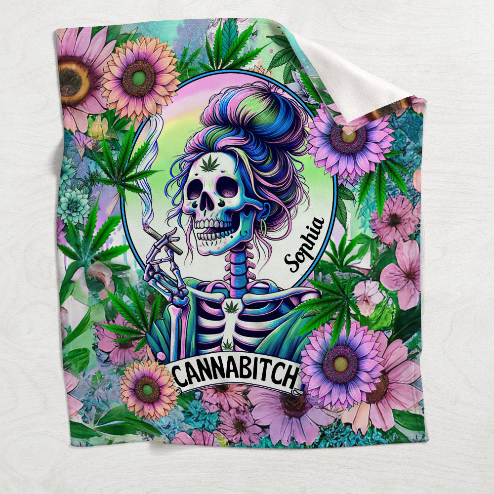 Couverture personnalisée Cannabitch