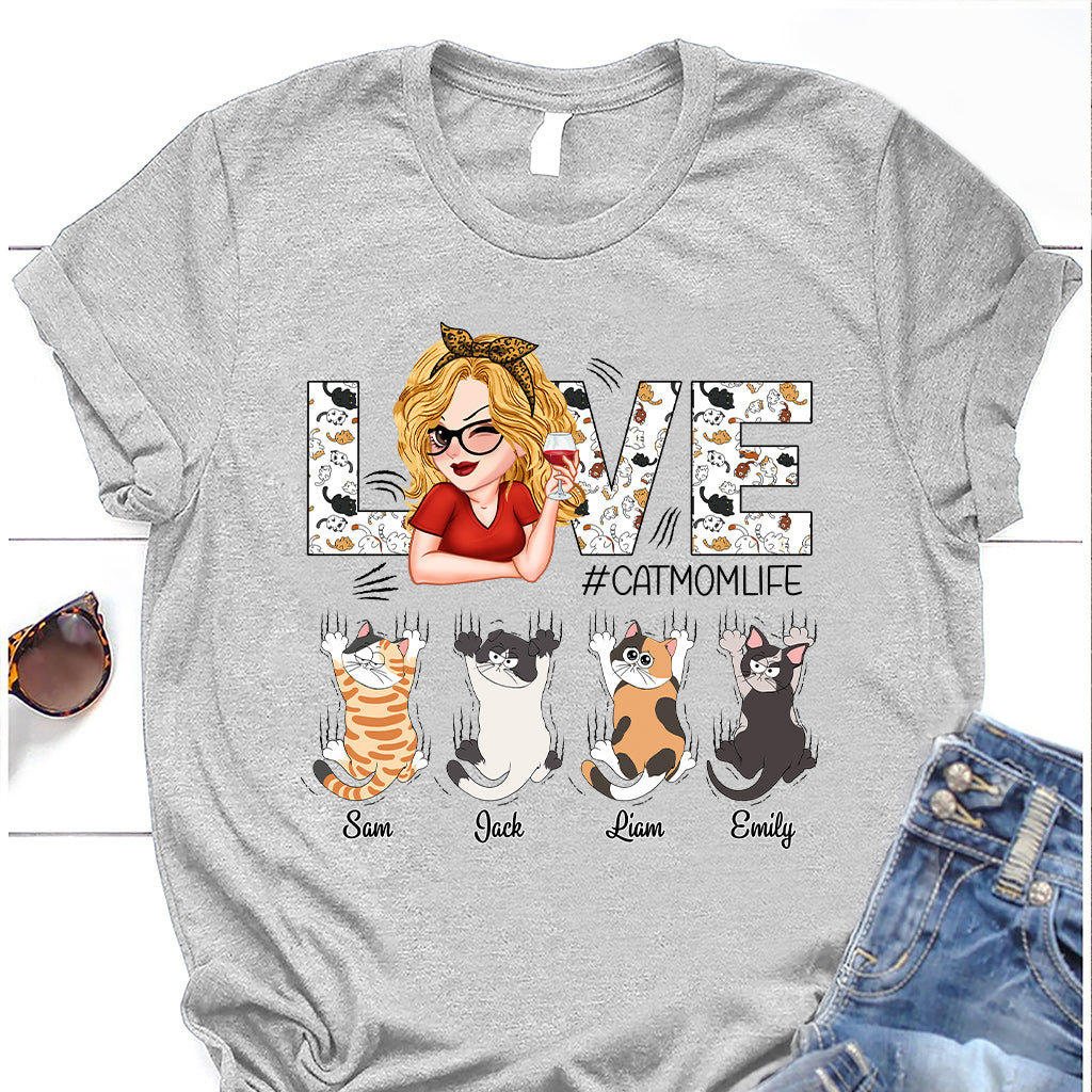 J'adore la vie de maman chat - T-shirt et sweat à capuche personnalisés pour chats