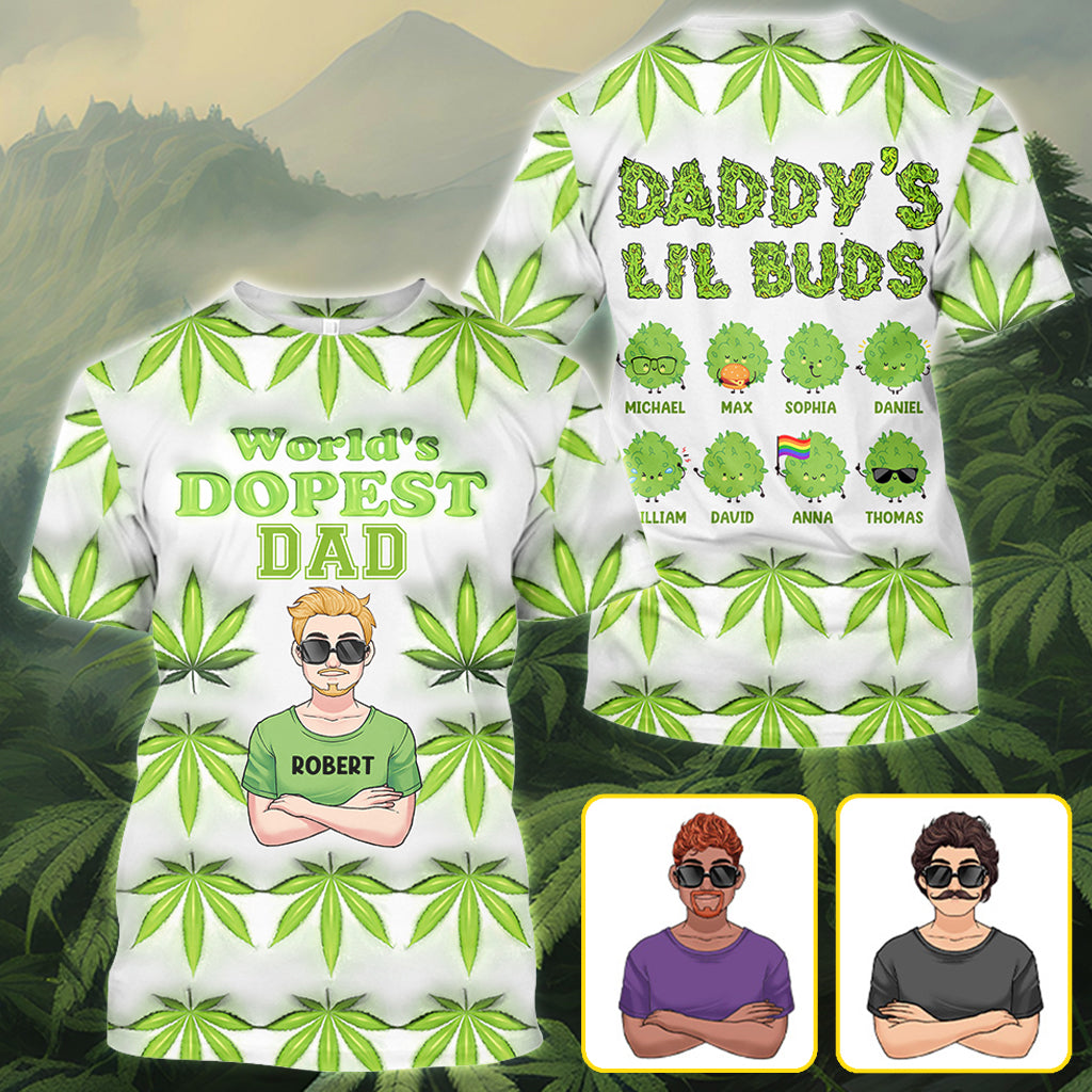 Le papa le plus cool du monde - T-shirt personnalisé pour papa