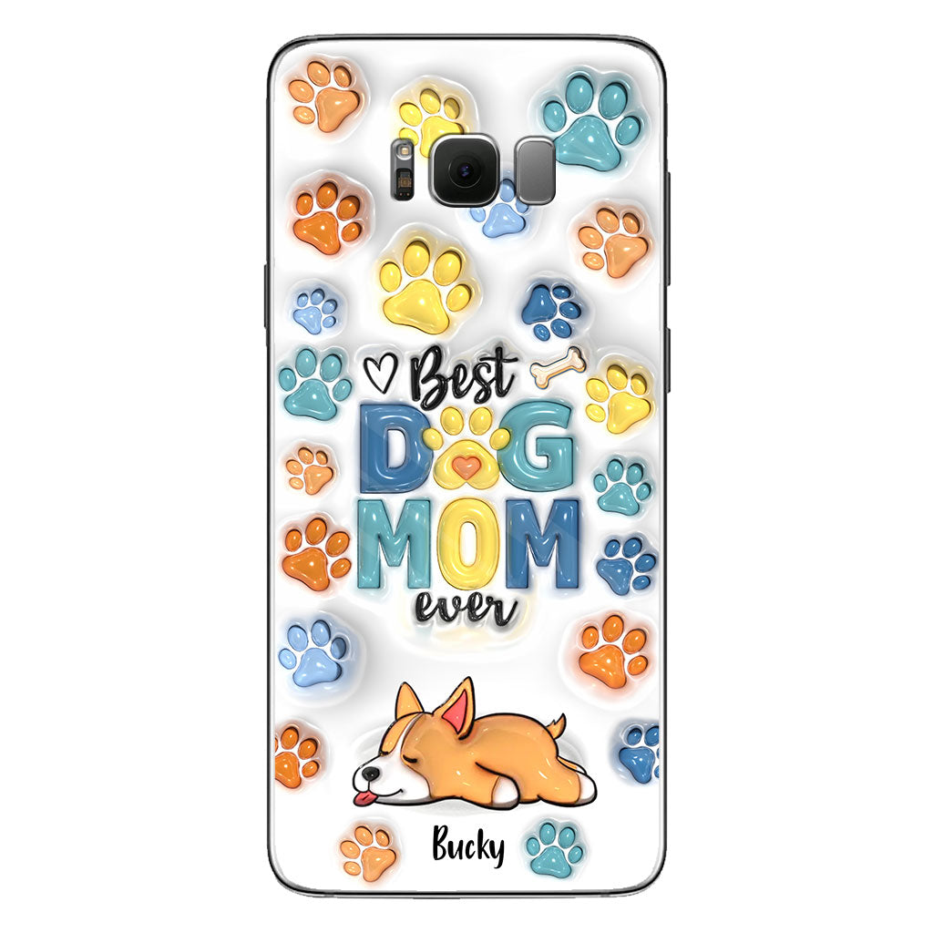 Meilleur papa/maman de chien au monde - Coque de téléphone personnalisée pour chien