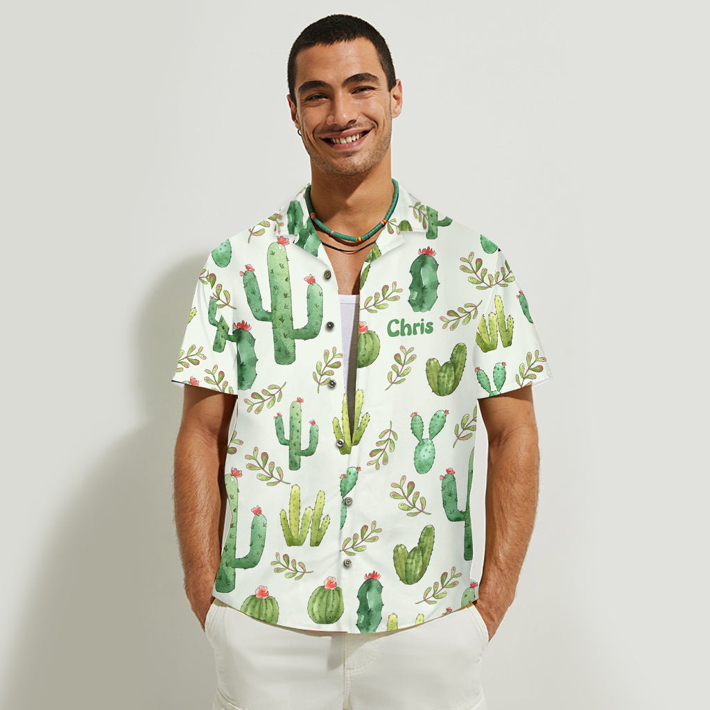 Cactus Succulents Plants - Personalized Cactus Hawaiian Shirt
