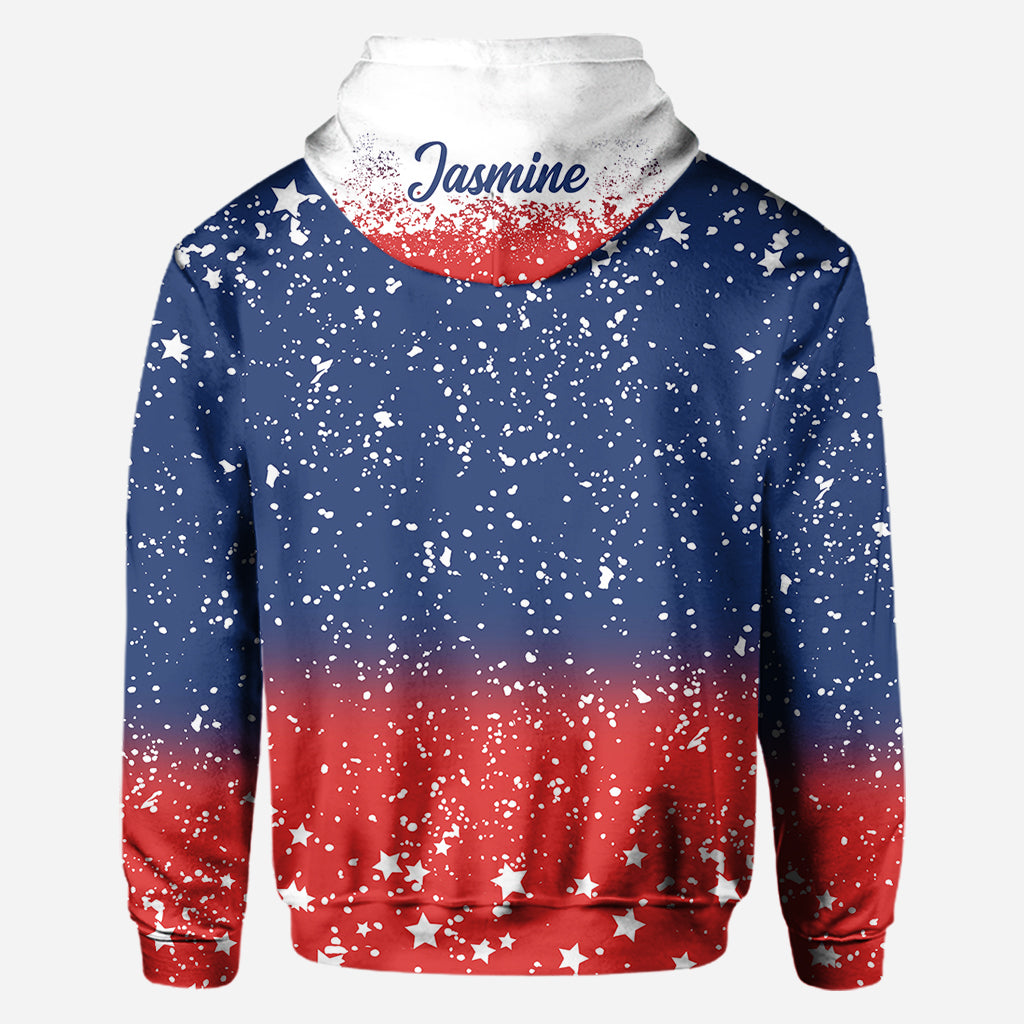 T-shirt personnalisé à motif cheval pour la fête de l'indépendance - T-shirt intégral à motif cheval