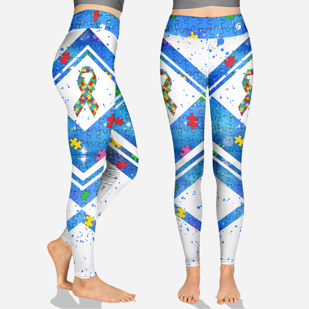 Sweat à capuche et legging « Maman Ours » pour la sensibilisation à l'autisme