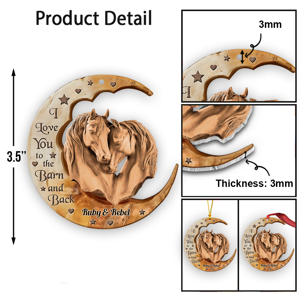 From Our First Kiss - Personalized Horse Ornament