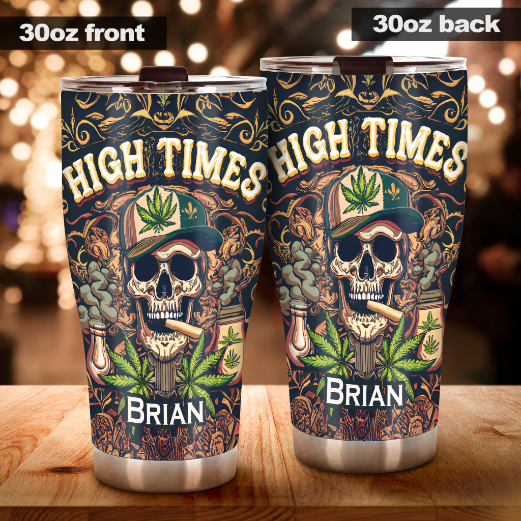Gobelet isotherme personnalisé High Times Skull 420