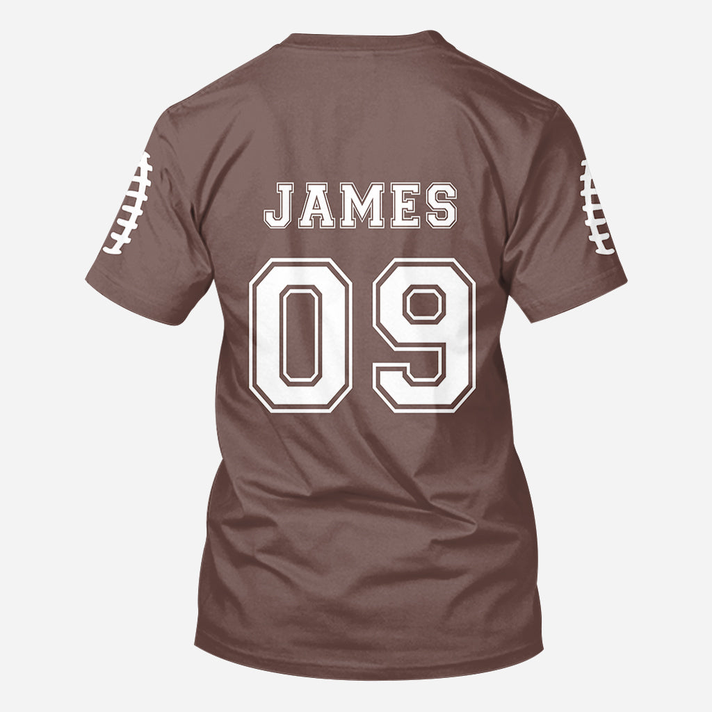 Football Mama - Personalized Football All Over Shirt