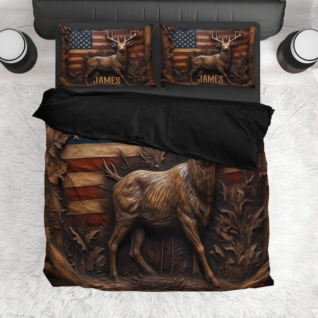 Love Hunting - Personalized Hunting Quilt Set