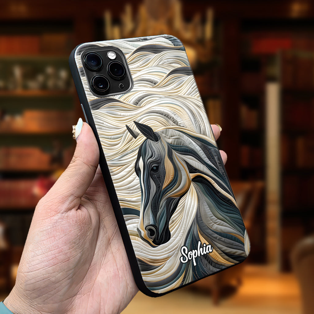 Magnifique cheval - Coque de téléphone personnalisée à motif cheval
