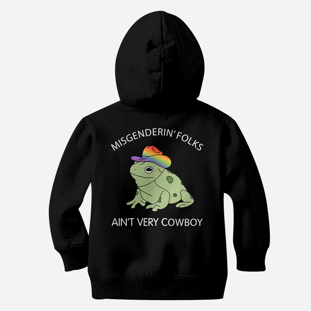 Misgendering Folks Aint Very Cowboy - Personalized LGBT Support All Over Shirt