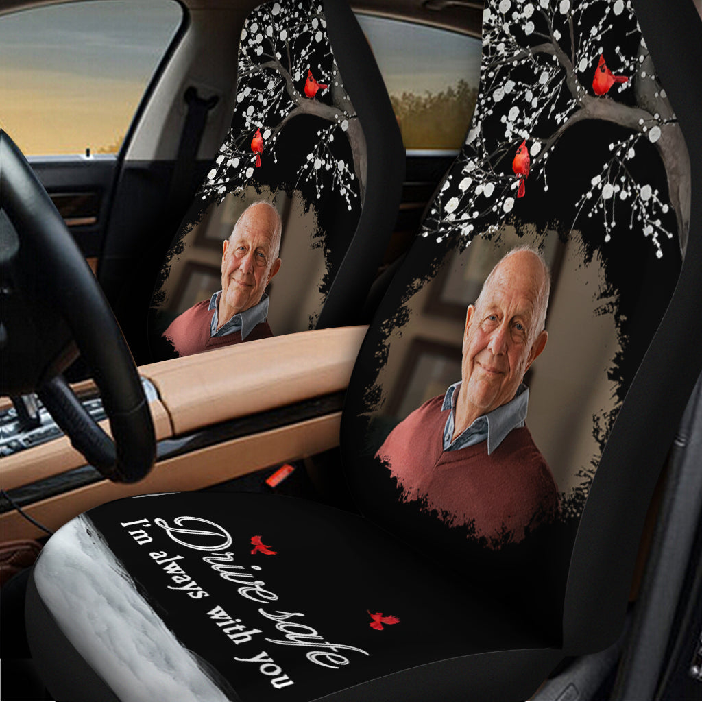 Drive Safe I'm Always With You - Personalized Memorial Seat Covers
